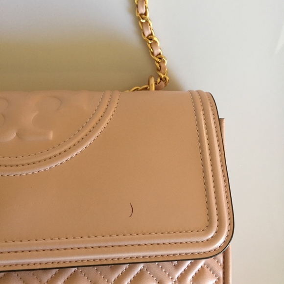 TORY BURCH Fleming Shell Pink Leather Convertible - Picture 4 of 8